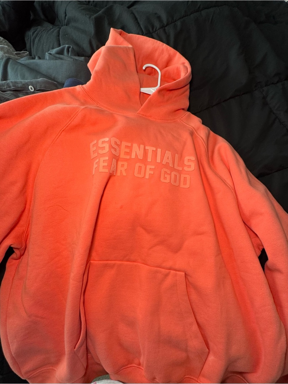Fear of God ESSENTIALS Coral Orange Turtleneck Sweater - Men